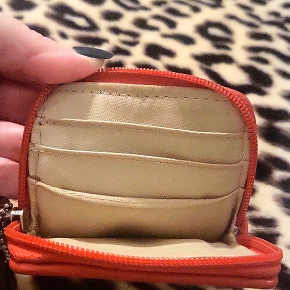 Coach wristlet/wallet phone holder - fabric & leather - Picture 3 of 4